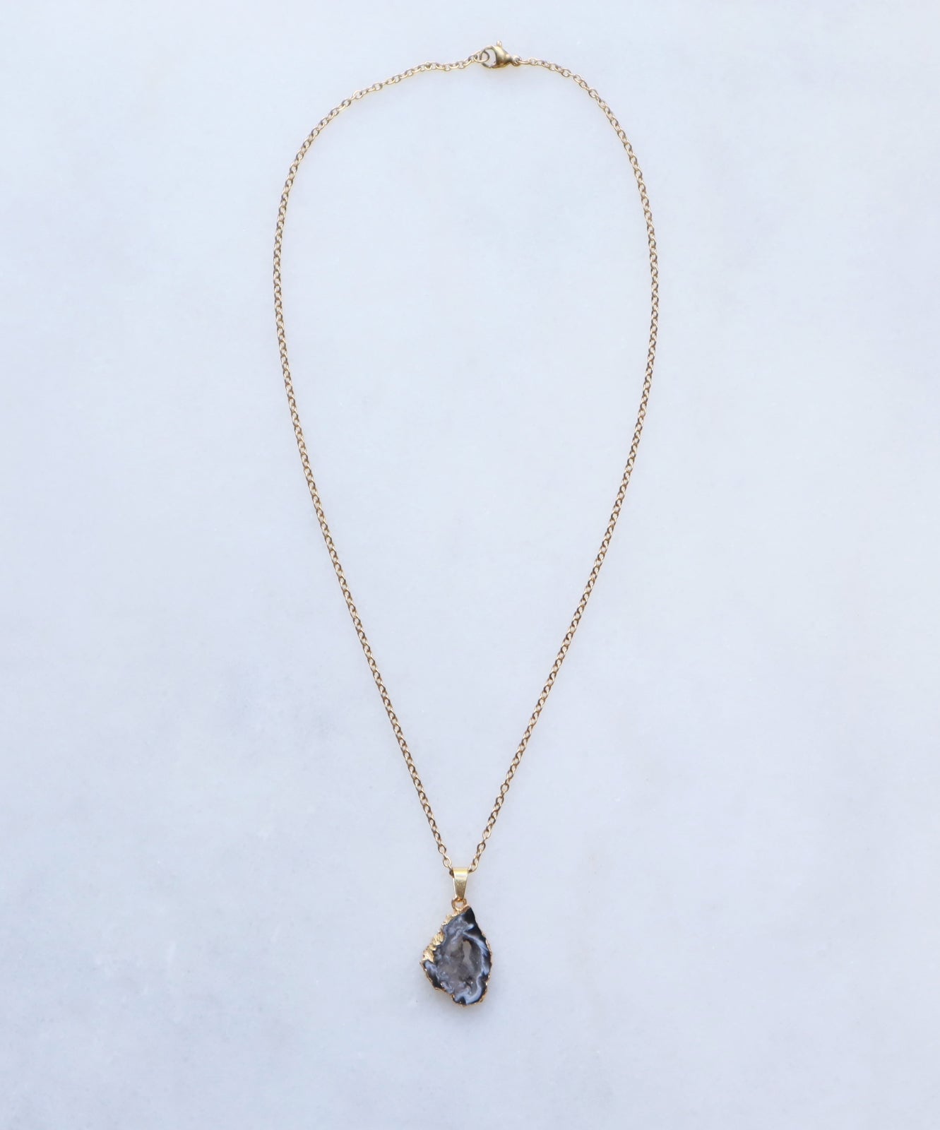 Agate Geode Necklace