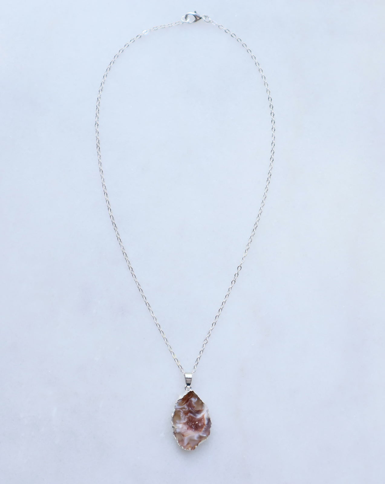 Agate Geode Necklace