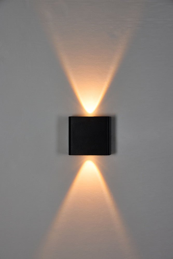 Buitenlamp met Lichtbron - Wandarmatuur - 170lm 2000K/2700K/4000K - Zwart - IP65