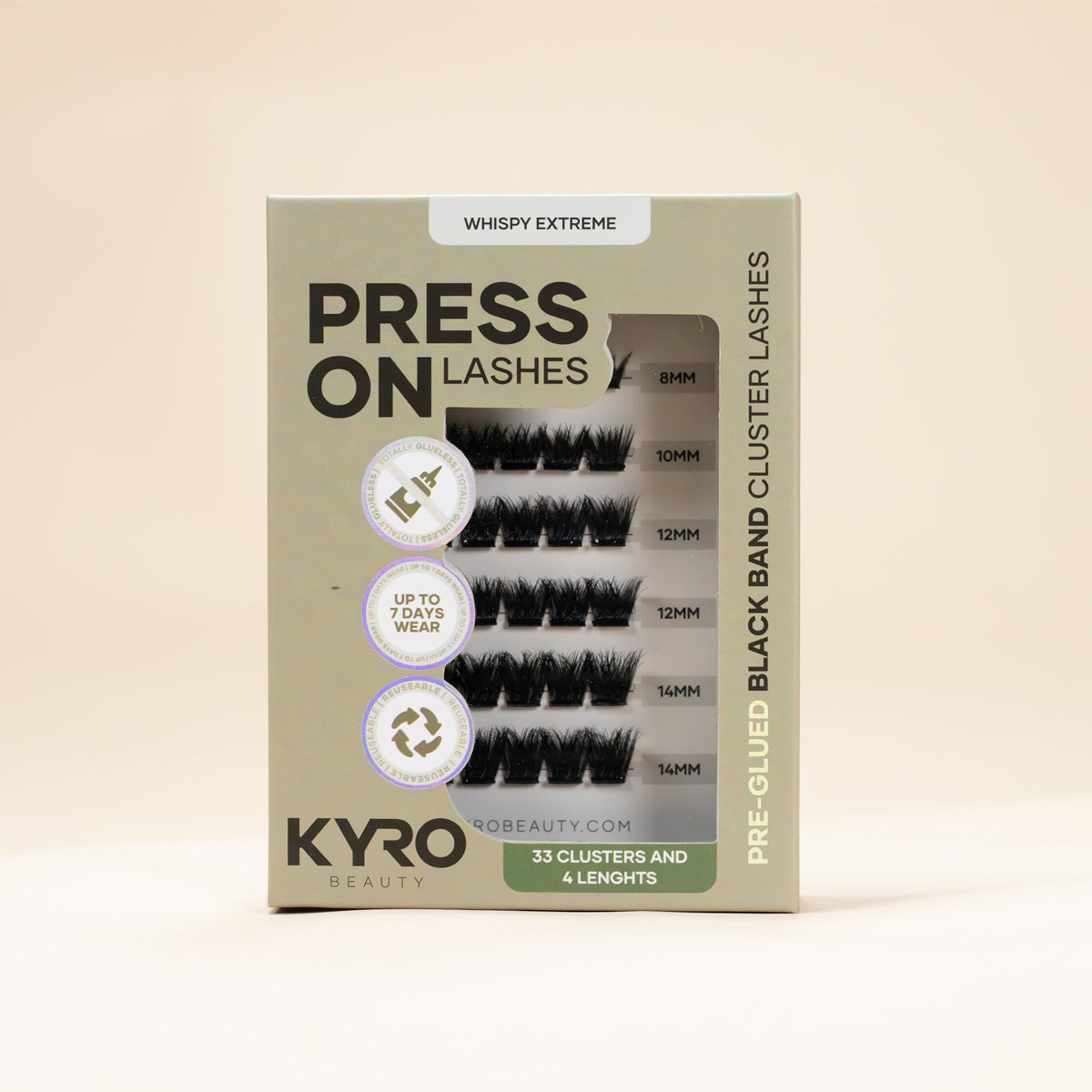 Pre-Glued Whispy Extreme - Press-On Lashes