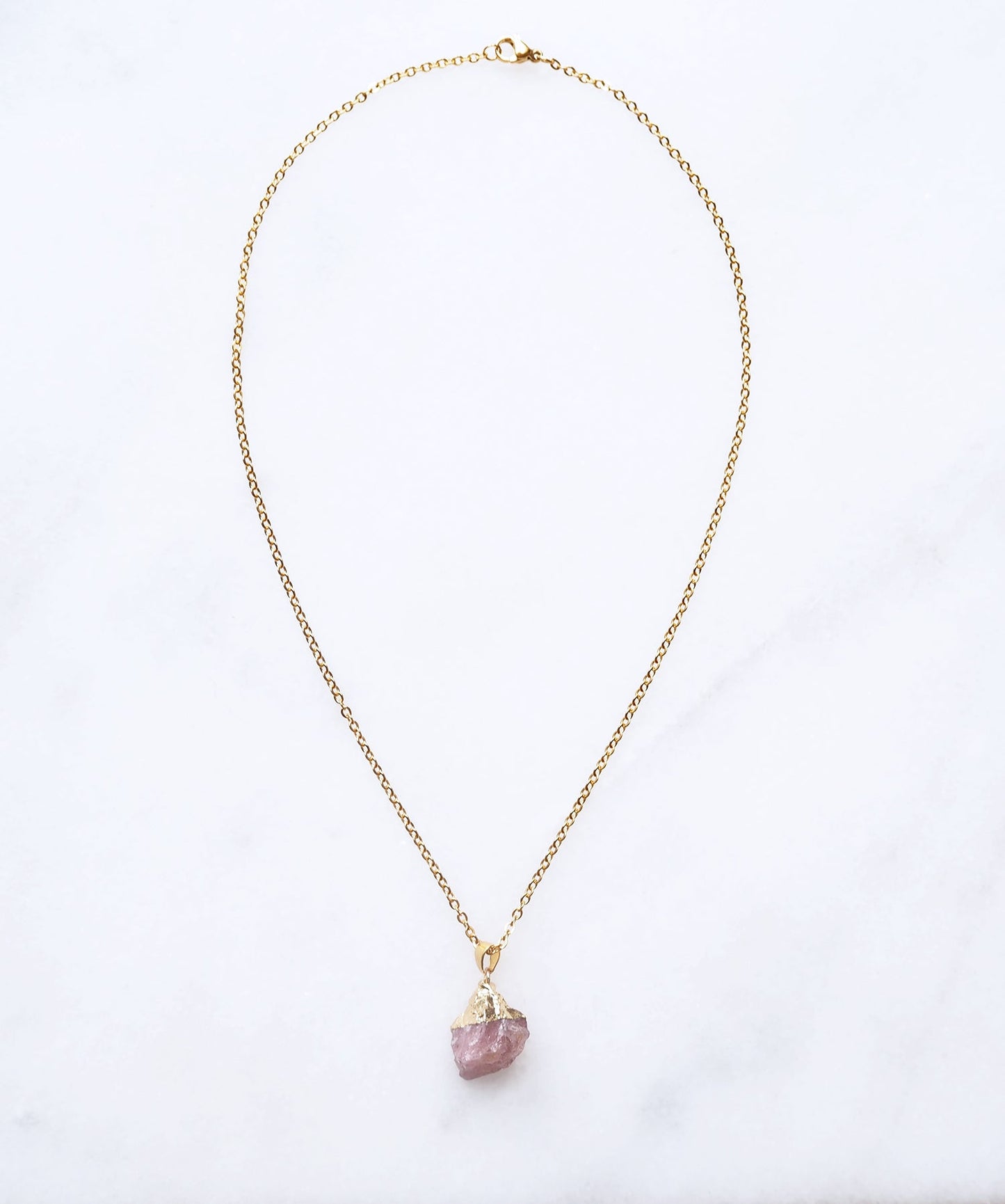 Strawberry Quartz Necklace