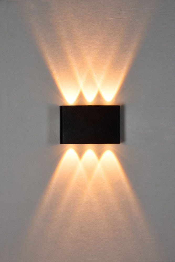 Buitenlamp met Lichtbron - Wandarmatuur - 450lm 2000K/2700K/4000K - Zwart - IP65