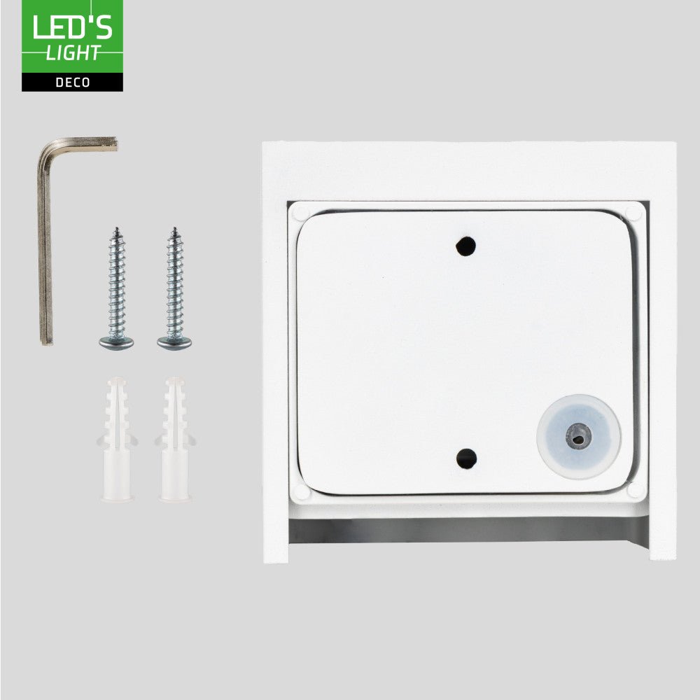 Lumo Cube Wit - Wandarmatuur zonder lichtbron - Excl 1xG9 - IP65