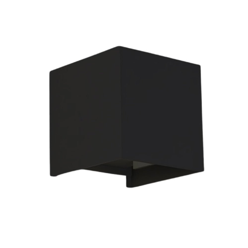Lumo Cube Zwart - Wandarmatuur zonder lichtbron - Excl 1xG9 - IP65