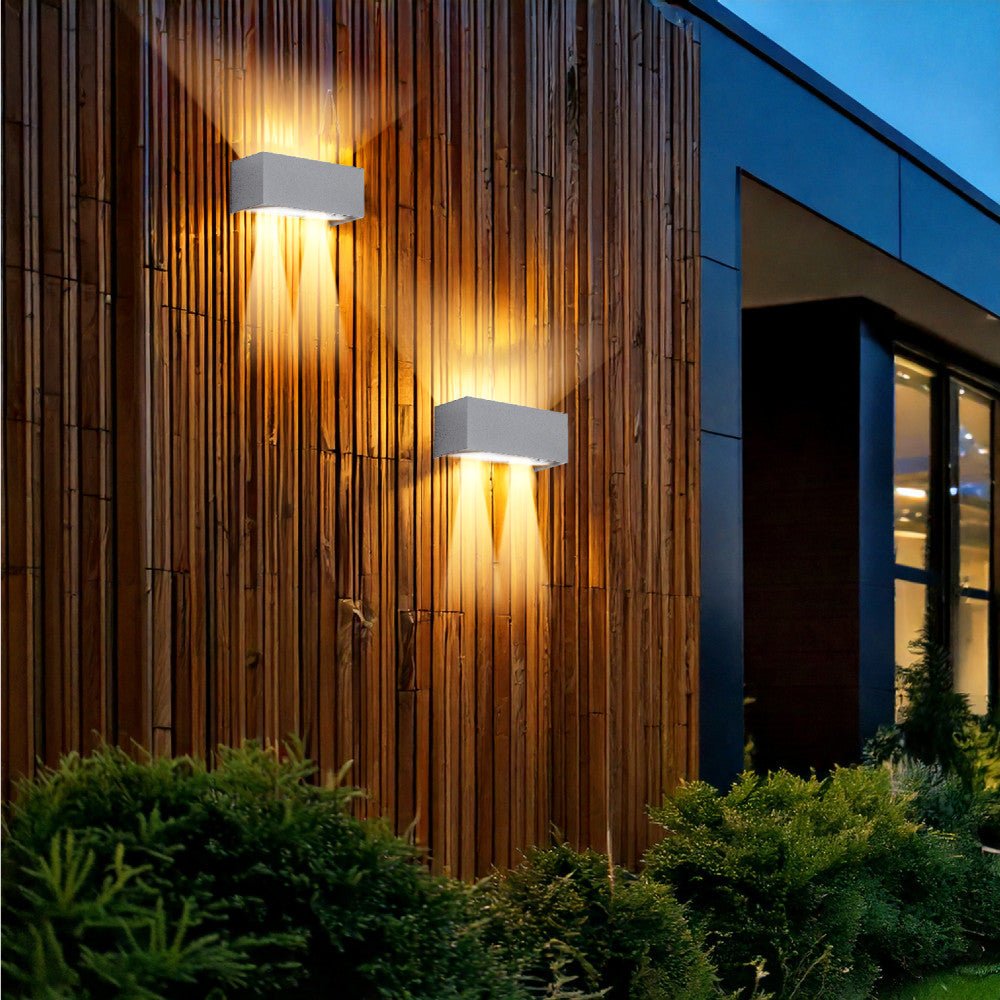 Lumo Recta Wit - Wandarmatuur zonder lichtbron - Excl 2xG9 - IP65