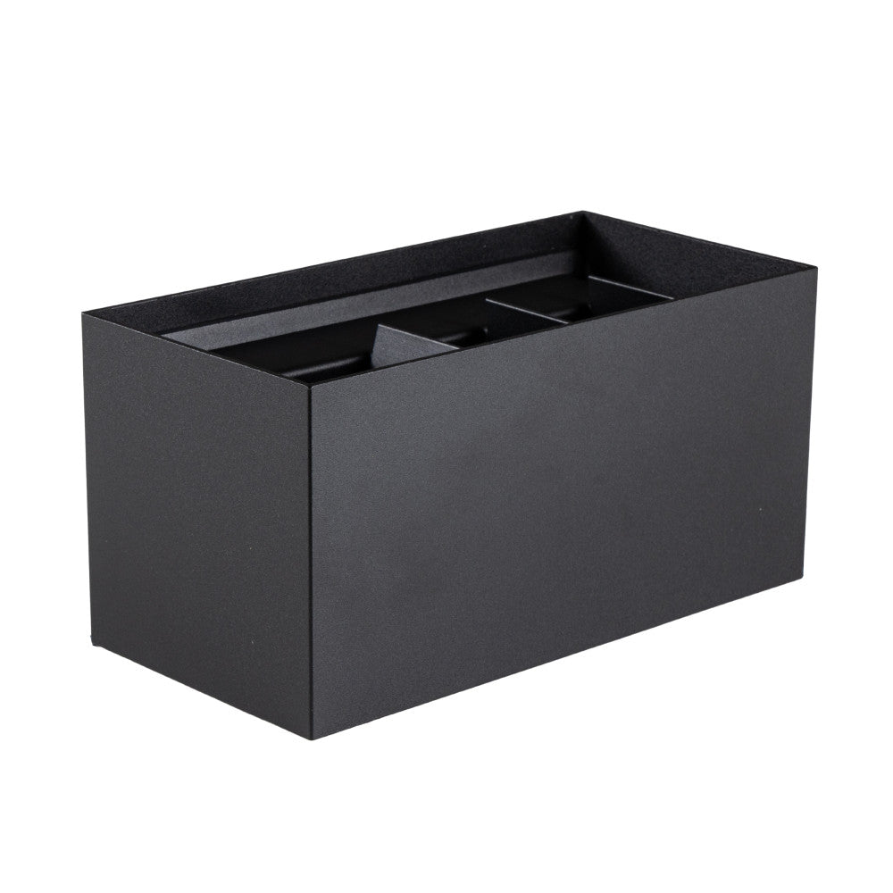 Lumo Recta Zwart - Wandarmatuur zonder lichtbron - Excl 2xG9 - IP65